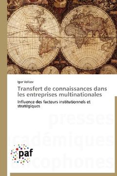 portada Transfert de Connaissances Dans Les Entreprises Multinationales