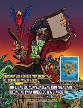 Libro Descifrador De Códigos Para Niños (un Libro De Rompecabezas Con ...