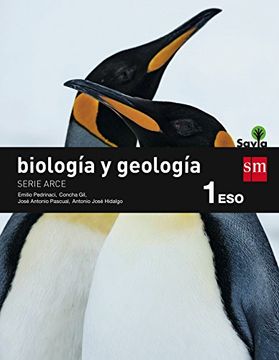 portada Biología y geología, Arce. 1 ESO. Savia