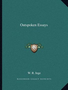 portada outspoken essays (en Inglés)