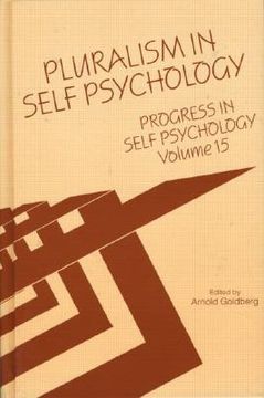 portada progress in self psychology, v. 15: pluralism in self psychology (in English)