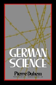 portada German Science: Some Reflections on German Science (en Inglés)
