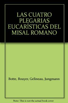 portada Las Cuatro Plegarias Eucarísticas del Misal Romano (Cuadernos Phase)