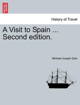 portada a visit to spain ... second edition.