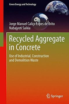 portada recycled aggregate in concrete: use of industrial, construction and demolition waste (in English)