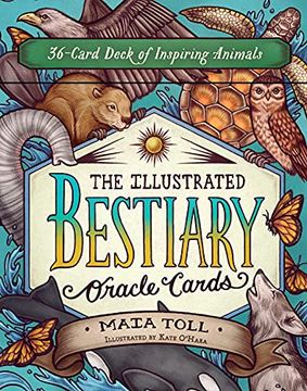 portada Illustrated Bestiary Oracle Cards: 36-Card Deck of Inspiring Animals (Wild Wisdom) 