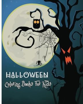 portada Halloween Coloring Books For Kids: 100 Pages