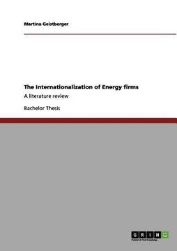 portada the internationalization of energy firms (en Inglés)