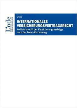 portada Internationales Versicherungsvertragsrecht (en Alemán)