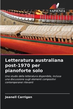 portada Letteratura australiana post-1970 per pianoforte solo (en Italiano)