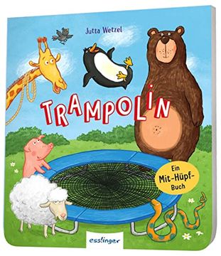 portada Trampolin: Ein Mit-Hüpf-Buch | Springe, Hüpfe, Reime mit bär & Pinguin! (en Alemán)