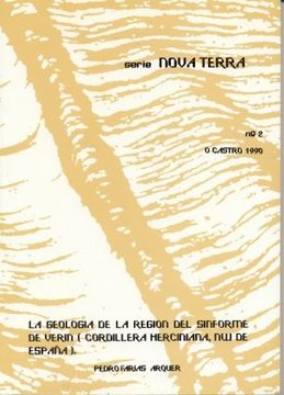 portada La Geología de La Religión Del Sinforme de Verín (Cordillera Herciniana, Nw de España) (Nova Terra)