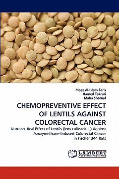 portada chemopreventive effect of lentils against colorectal cancer (en Inglés)