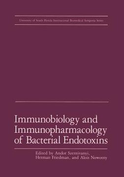 portada Immunobiology and Immunopharmacology of Bacterial Endotoxins (en Inglés)
