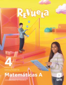 portada Matemáticas a. 4 Secundaria. Revuela. Comunidad de Madrid