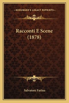 portada Racconti E Scene (1878) (en Italiano)