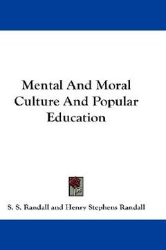 portada mental and moral culture and popular education (en Inglés)