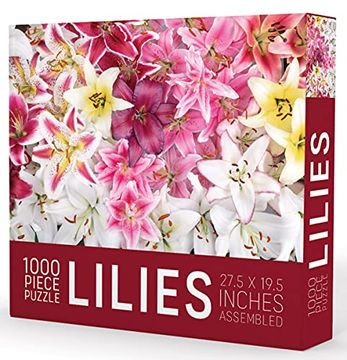 portada 1000-Piece Puzzle: Lilies (en Inglés)