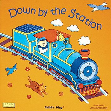 portada Down by the Station (Classic Books With Holes Board Book) (en Inglés)