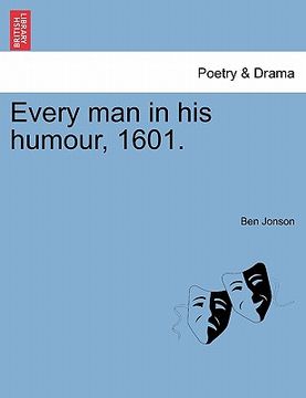 portada every man in his humour, 1601. (en Inglés)