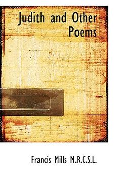portada judith and other poems