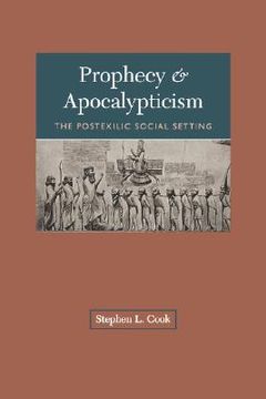 portada prophecy & apocalypticism (en Inglés)