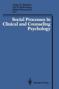 portada social processes in clinical and counseling psychology (en Inglés)
