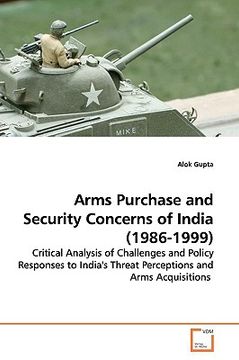 portada arms purchase and security concerns of india (1986-1999)