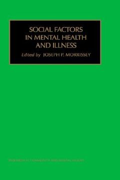 portada social factors in mental health and illness (en Inglés)