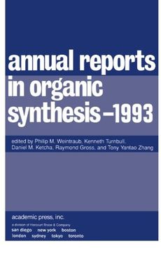 portada Annual Reports in Organic Synthesis 1993: 1993: (en Inglés)