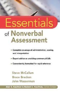 portada essentials of nonverbal assessment (in English)