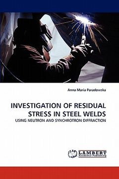 portada investigation of residual stress in steel welds (in English)
