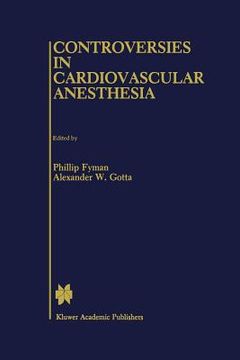 portada Controversies in Cardiovascular Anesthesia (en Inglés)