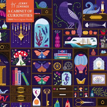 portada Adult Jigsaw Puzzle: Jenny Zemanek: A Cabinet of Curiosities: 1000-Piece Jigsaw Puzzles (en Inglés)