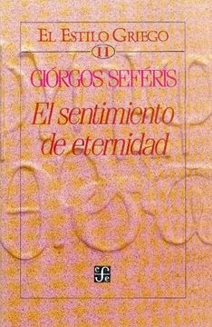 portada El Estilo Griego, ii: El Sentimiento de Eternidad (in Spanish)