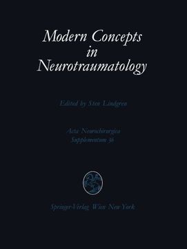 portada modern concepts in neurotraumatology: first scandinavian symposium on neurotraumatology, may 20-23, 1985, gateborg, sweden (en Inglés)