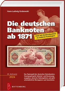 portada Die Deutschen Banknoten ab 1871 (en Alemán)