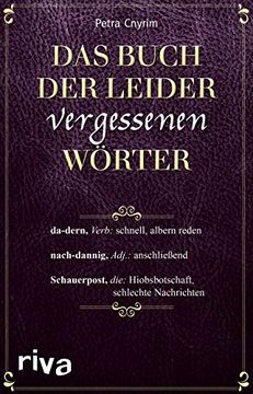 portada Das Buch der Leider Vergessenen Wörter (in German)