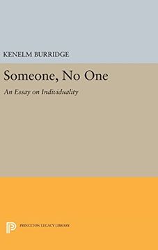 portada Someone, no One: An Essay on Individuality (Princeton Legacy Library) (in English)
