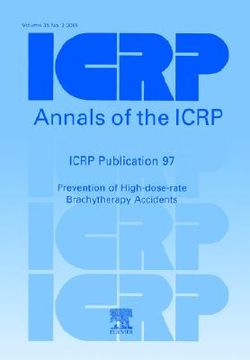 portada icrp publication 97 prevention of high-dose-rate brachytherapy accidents (en Inglés)