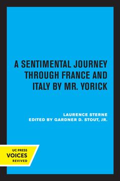 portada A Sentimental Journey Through France and Italy by mr. Yorick 