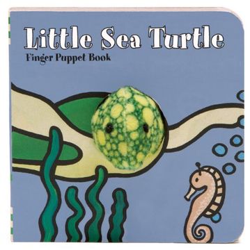 portada Little Sea Turtle: Finger Puppet Book (Little Finger Puppet Board Books) (en Inglés)