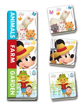 portada Disney Baby Animals, Farm, Garden (Teeny Tiny Books) (in English)