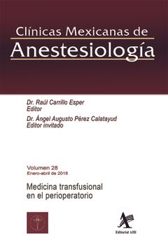 portada Medicina Transfusional en el Perioperatorio (in Spanish)