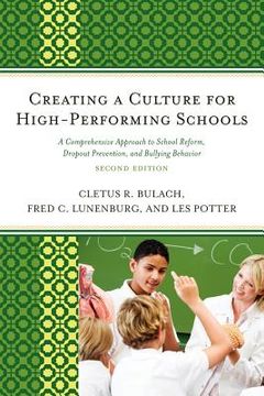 portada creating a culture for high-performing schools