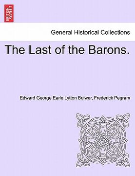 portada the last of the barons. (in English)