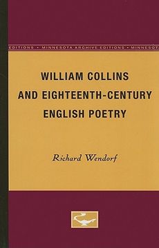 portada william collins and eighteenth-century english poetry