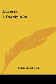 portada luceria: a tragedy (1806) (in English)