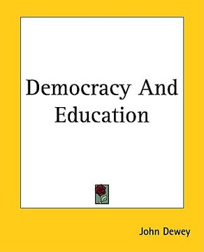 portada democracy and education (in English)