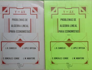 portada Problemas de Algebra Lineal Para Economistas.